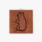Huggy Bear Hand Towel - Brick