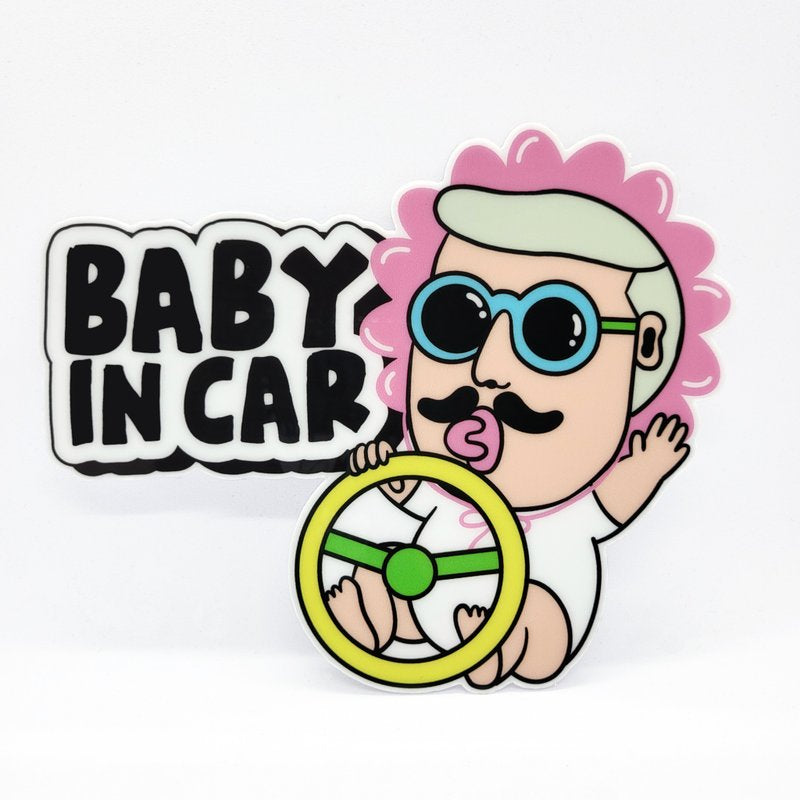 Baby In Car Sticker