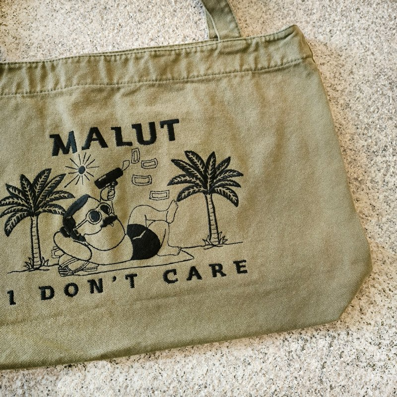 Tote Bag 側背包 | I Don't Care Embroidery 我不在乎刺繡