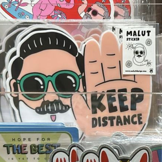 Keep Distance Sticker