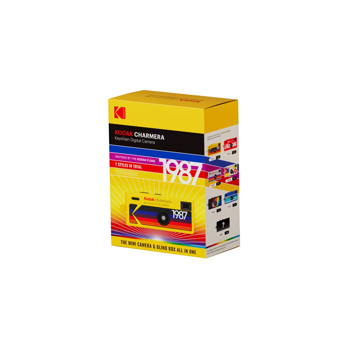 KODAK 柯達 CHARMERA鑰匙扣數碼相機盲盒系列單盒