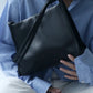 Pocket Soft Leather Shoulder Bag