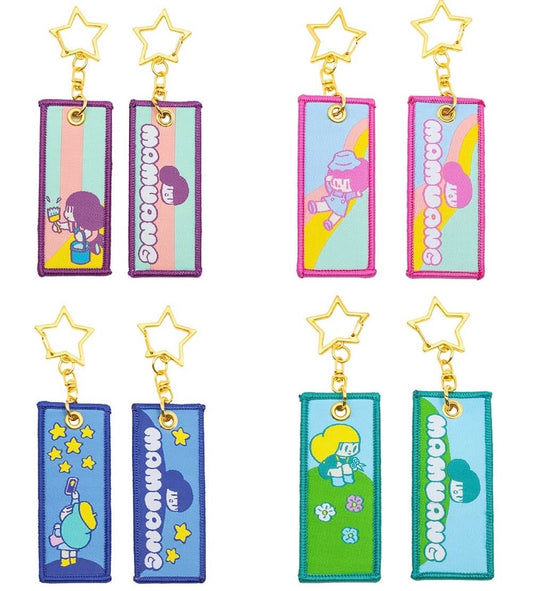 MAMUANG embroidery keychain | PRISM