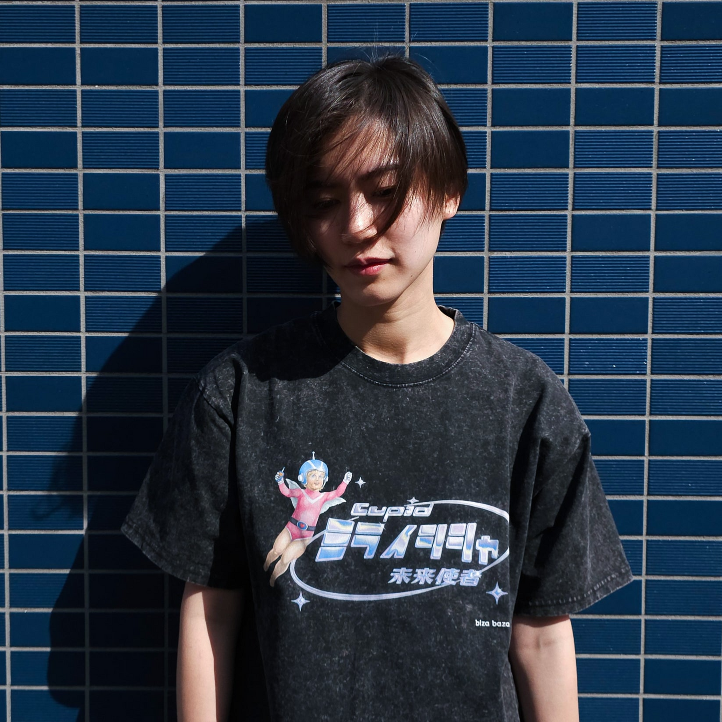 【Regular Size】Cupid From the Future Washed T-shirt