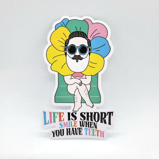 "Life is Short" Vinyl Stickers
