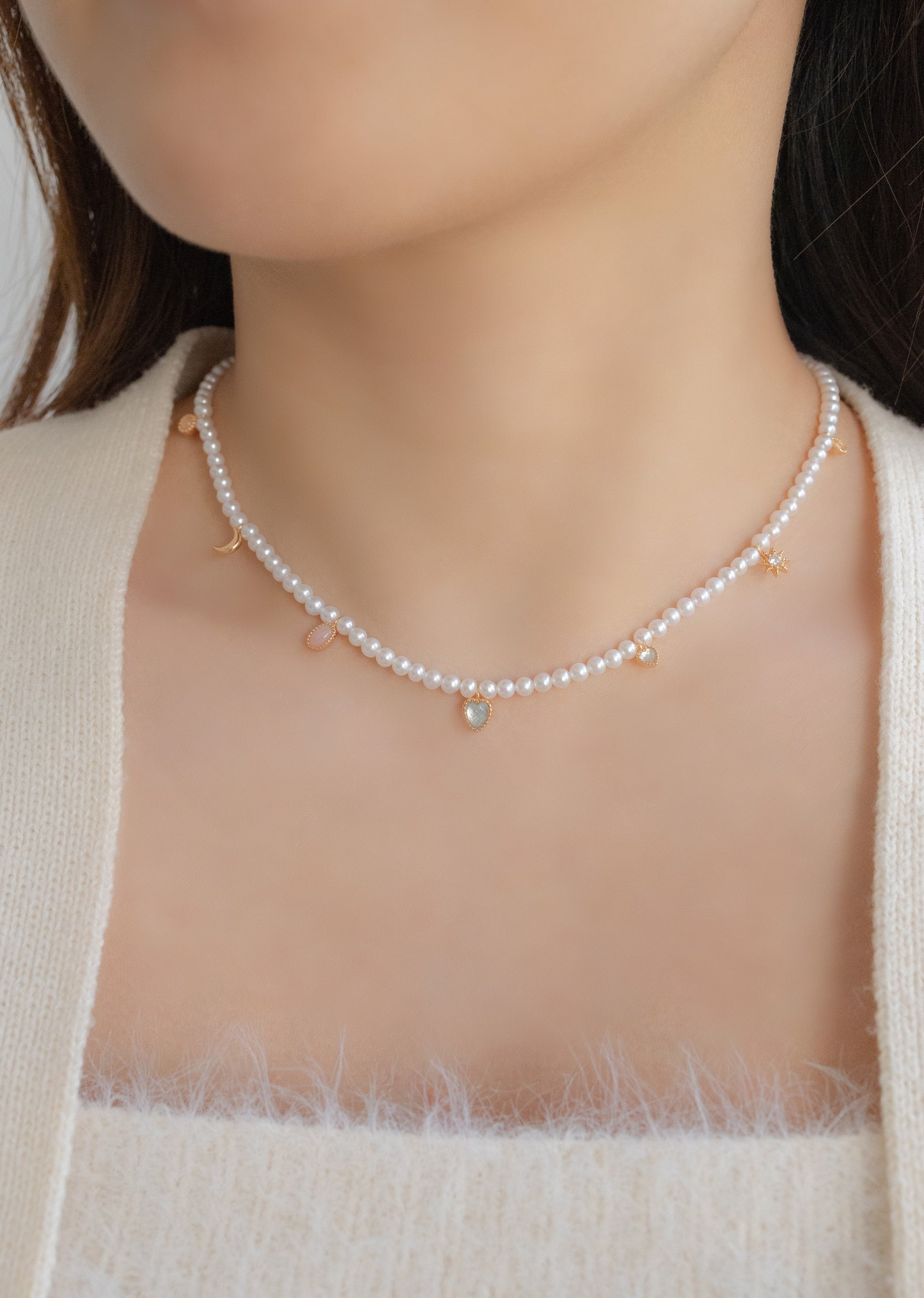 AUDREY PEARL NECKLACE