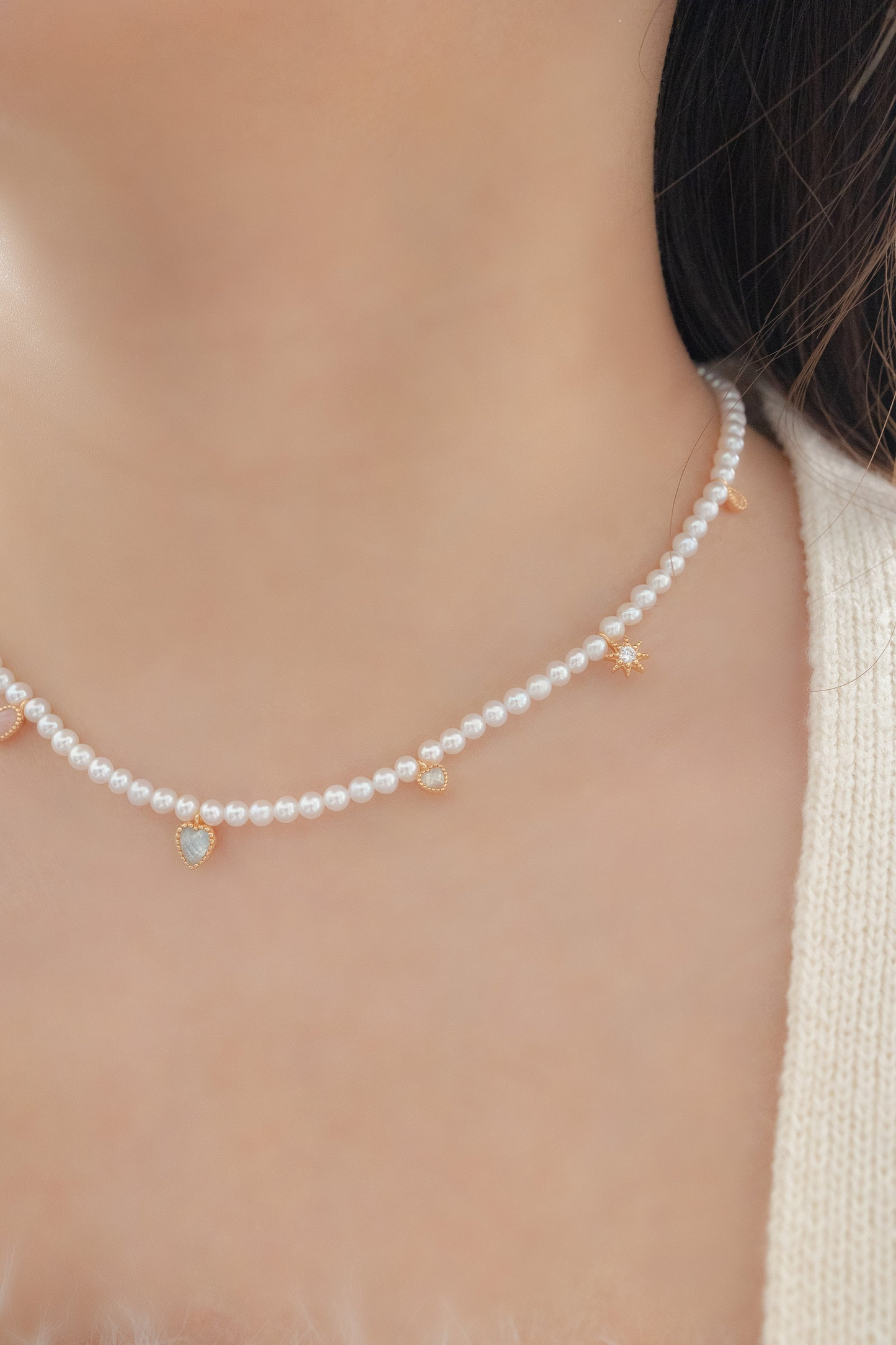 AUDREY PEARL NECKLACE