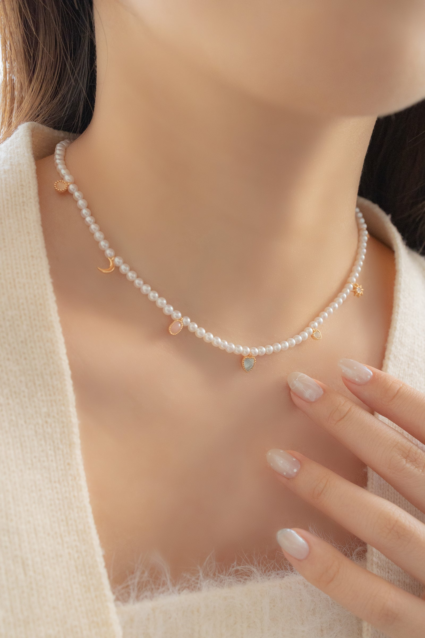 AUDREY PEARL NECKLACE