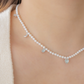 AUDREY PEARL SILVER NECKLACE