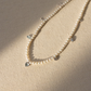 AUDREY PEARL SILVER NECKLACE