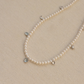 AUDREY PEARL SILVER NECKLACE