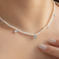 AUDREY PEARL SILVER NECKLACE
