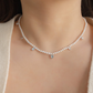 AUDREY PEARL SILVER NECKLACE