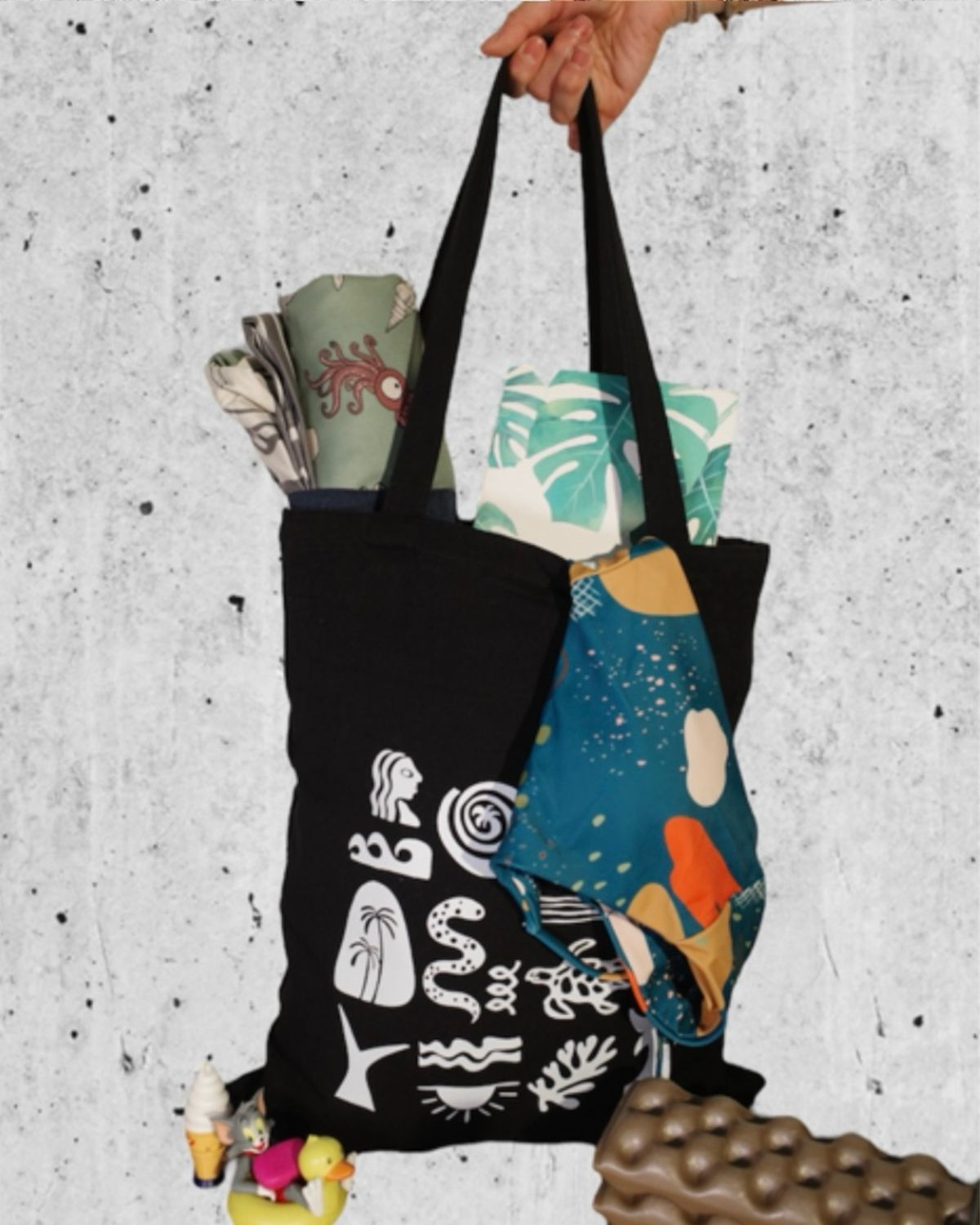 Ocean pattern totebag