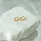 BELLA LACE EAR-HOOP EARRINGS