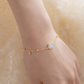 BUBBLE CLOUD BRACELET - AQUAMARINE