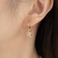 BUBBLE FLORA EARRINGS - MOONSTONE