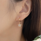 BUBBLE FLORA EARRINGS - MOONSTONE