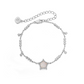 BUBBLE FLORA SILVER BRACELET - MOONSTONE