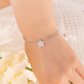 BUBBLE FLORA SILVER BRACELET - MOONSTONE