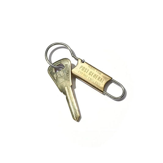 Brass Key Holder with Vintage Key