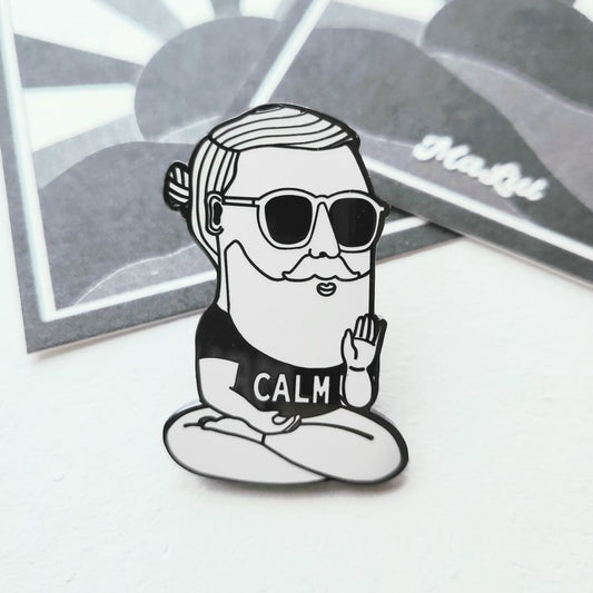 Enamel Pin 琺瑯別針 | Calm 冷靜