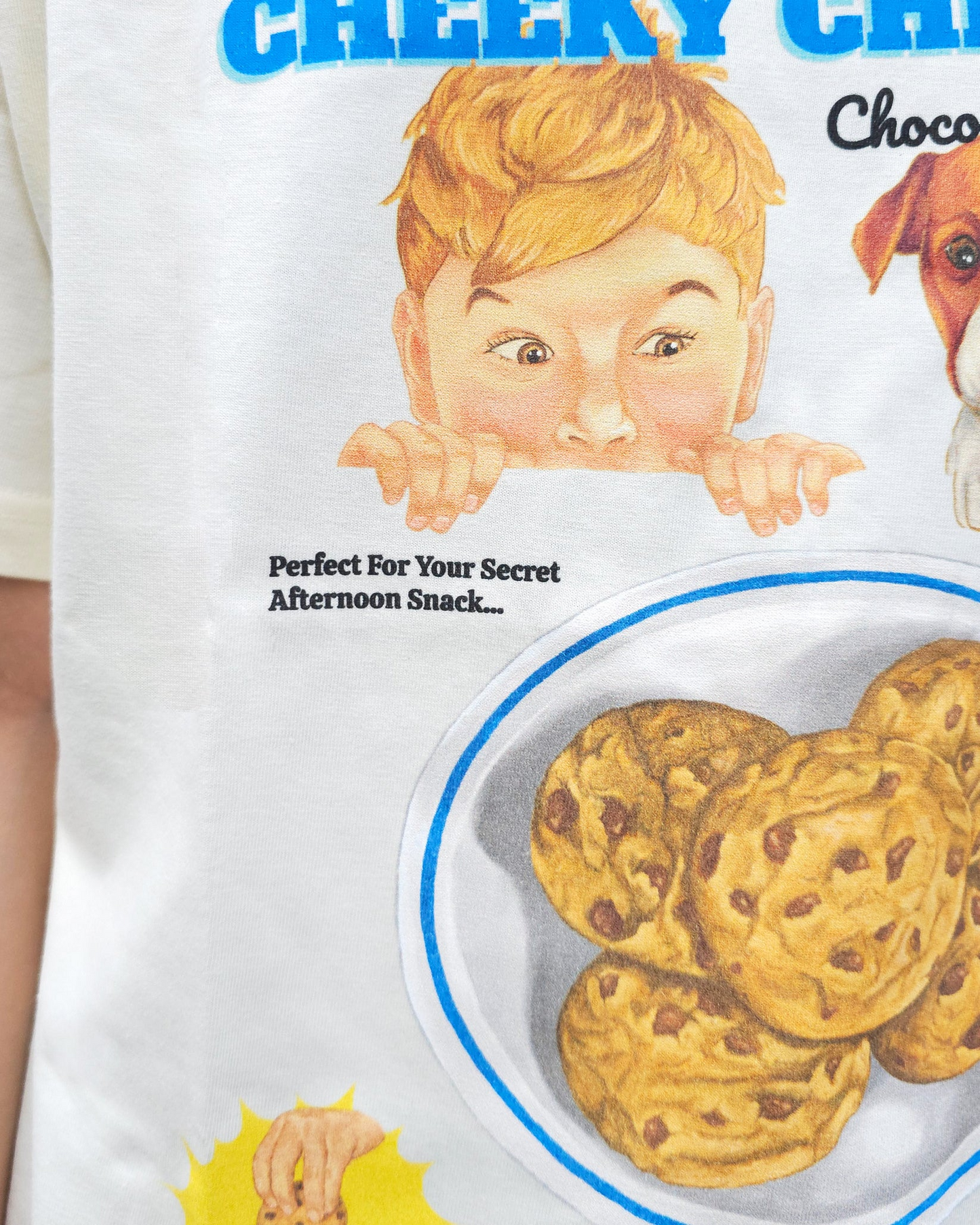 【Regular Size】Retro Ad T-shirt Chocolate Chip Cookie