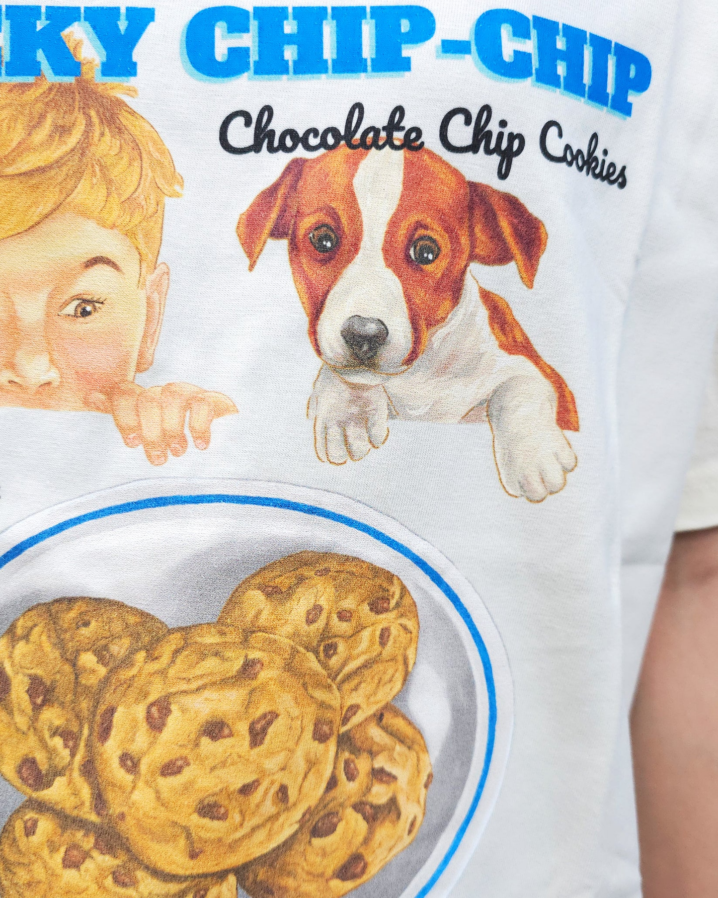 【Regular Size】Retro Ad T-shirt Chocolate Chip Cookie