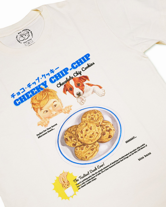 【Regular Size】Retro Ad T-shirt Chocolate Chip Cookie