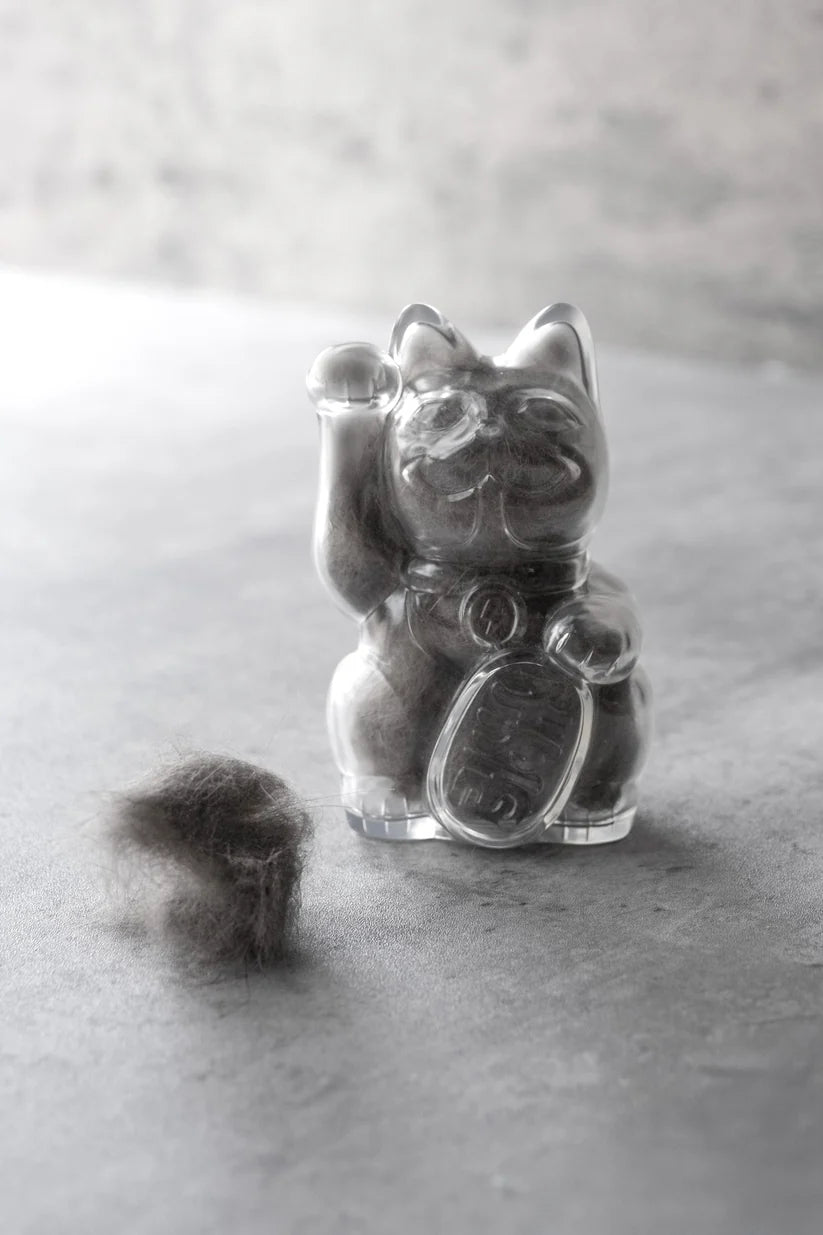 10cm招財貓巴夫 (搪膠錢罌版）/ 5色