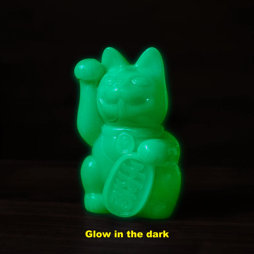 10cm招財貓巴夫 (搪膠錢罌版）/ 5色