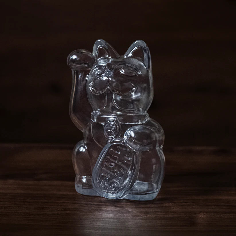 10cm招財貓巴夫 (搪膠錢罌版）/ 5色