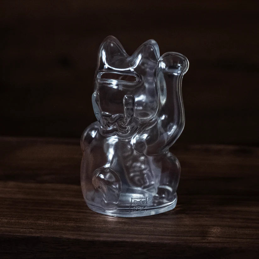 10cm招財貓巴夫 (搪膠錢罌版）/ 5色