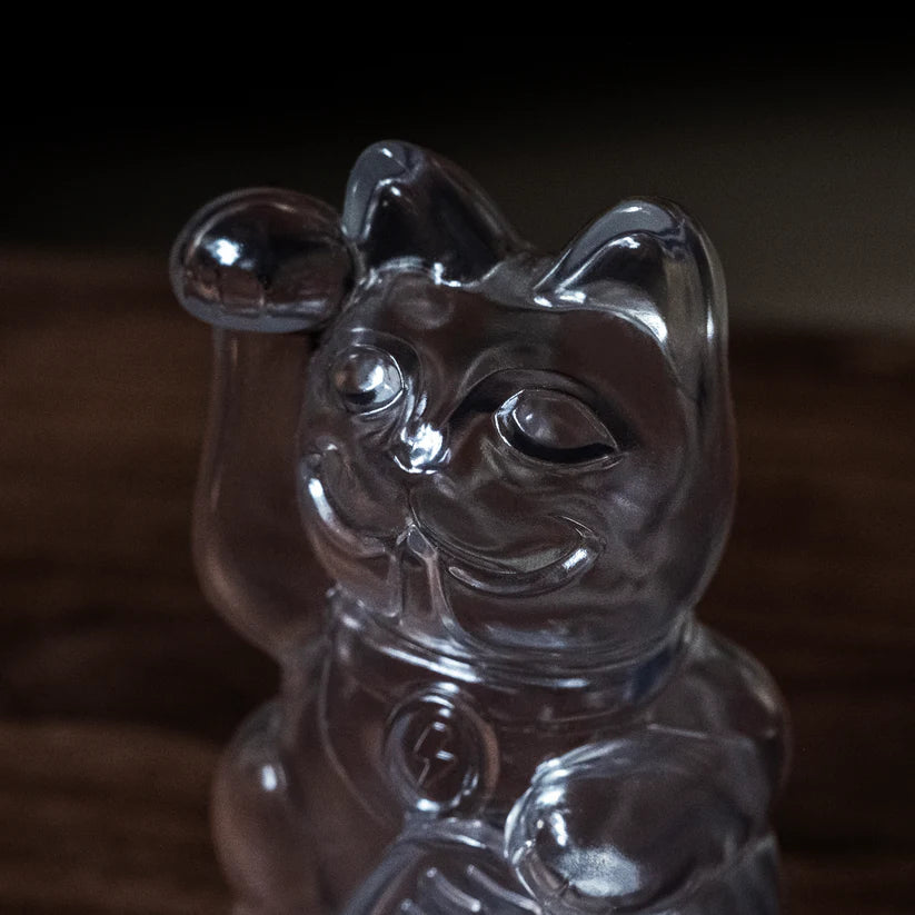 10cm招財貓巴夫 (搪膠錢罌版）/ 5色