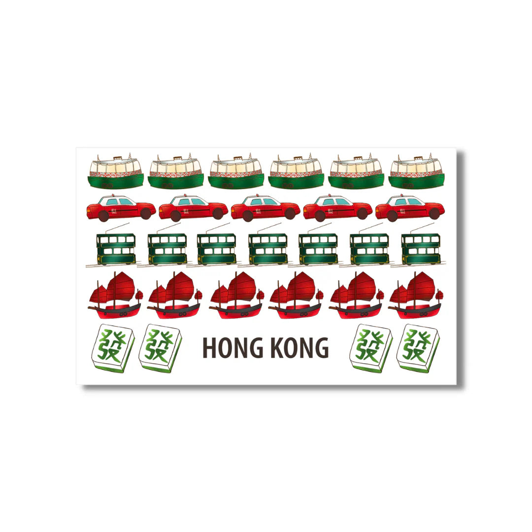 LRP POSTCARD: HONG KONG ICONS