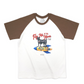【Regular Size】Fly Me To The Moon Reglan T-shirt  - Brown