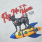 【Regular Size】Fly Me To The Moon Reglan T-shirt  - Navy
