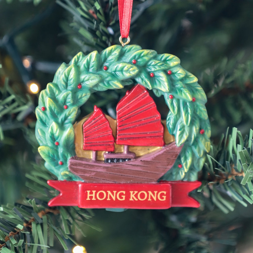 HANGING DECORATION: Hong Kong Wreath