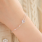 💗HEARTBEAT BUBBLE SILVER BRACELET💗- ROSE QUARTZ