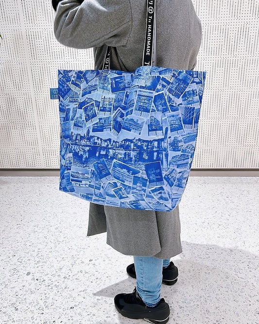 藍曬香港2.0港九新界圖鑑 TOTEBAG （L）