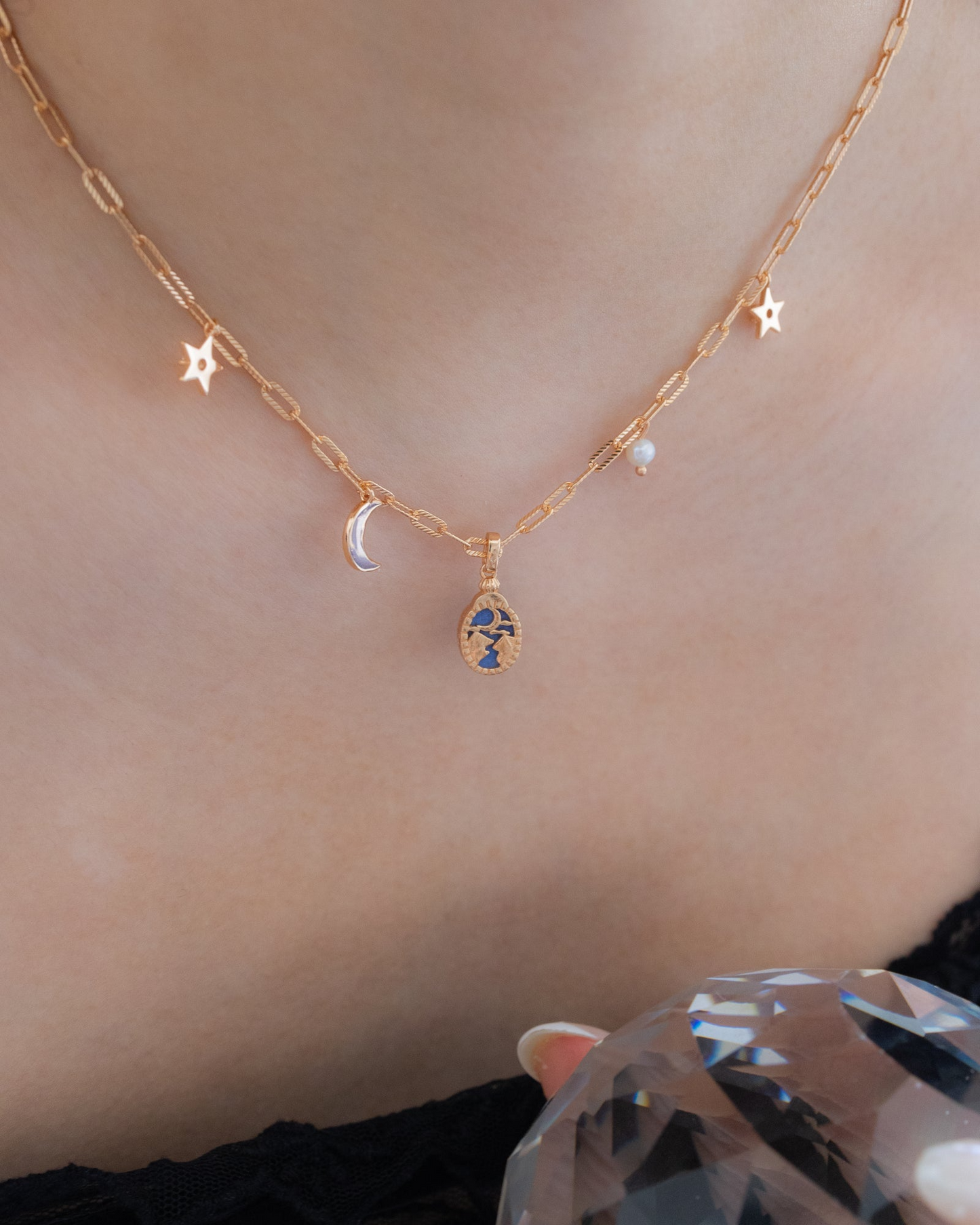 INDIGO NOVA NECKLACE (TWO WAY WEARING)