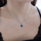 INDIGO NOVA SILVER NECKLACE (TWO WAY WEARING)