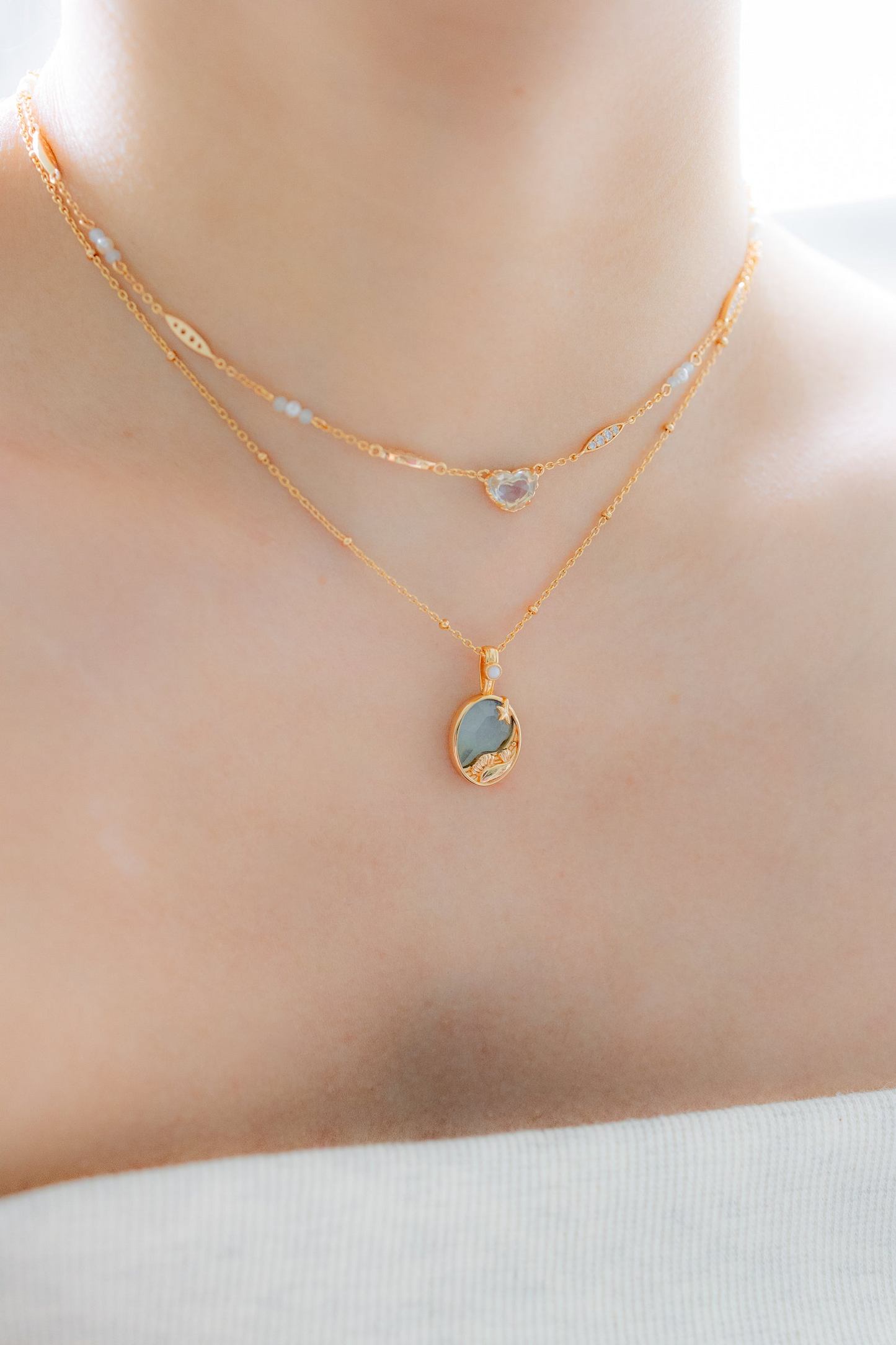 LAGOON DREAM NECKLACE AQUAMARINE