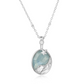 LAGOON DREAM SILVER NECKLACE AQUAMARINE