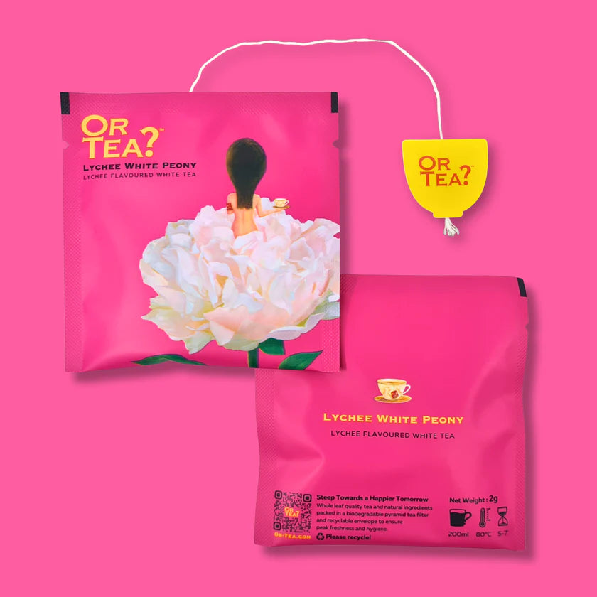 Lychee White Peony - Lychee Flavoured White Tea (10-Sachet)