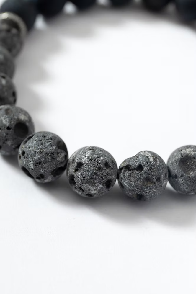 【MOKUGI】Two-Tone Beaded Bracelet