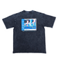 【Regular Size】Midnight Adventure Colorful Reflective T-shirt Washed Black