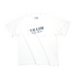 【Regular Size】Midnight Adventure Colorful Reflective T-shirt - White