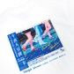【Regular Size】Midnight Adventure Colorful Reflective T-shirt - White