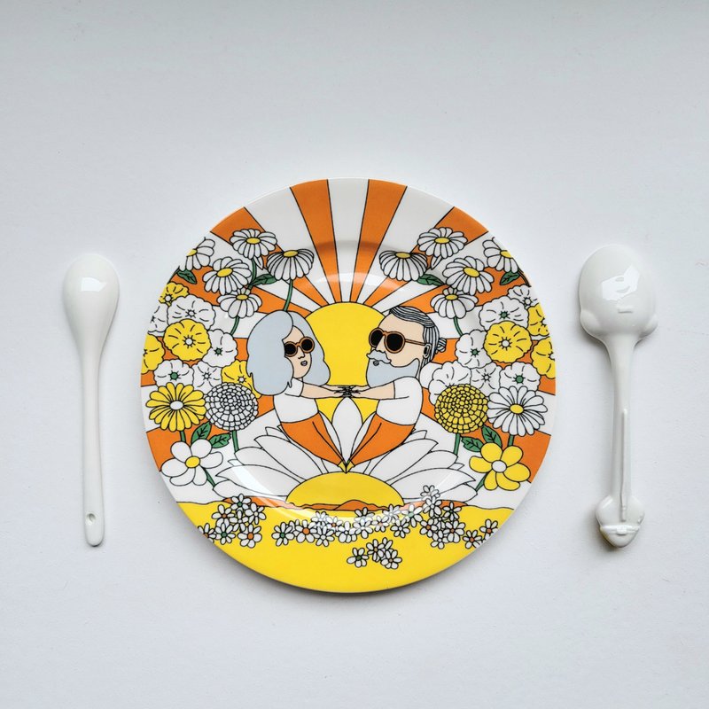 Porcelain Plate 瓷碟 | LoveBloom Family 愛花家庭